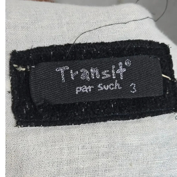 Transit Par Such Coat Jute Wool Avant Garde size M - Picture 9 of 11